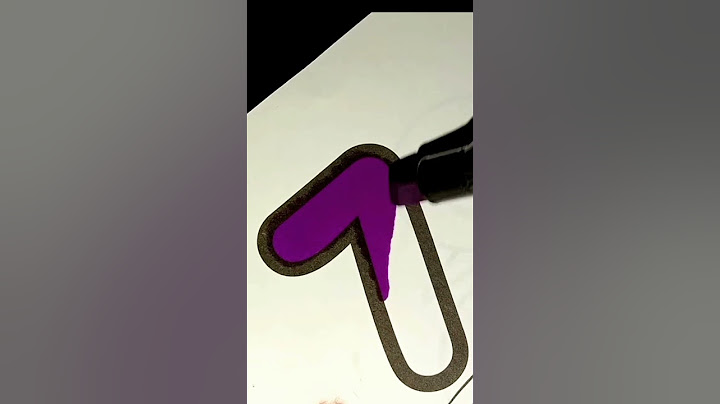 7 NUMBER COLORING ART🟣 | PURPLE COLOR  #shorts #color #coloring #satisfying
