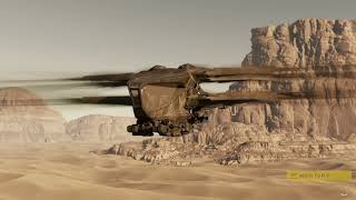 Dune Ornithopter (Microsoft Flight Simulator) Takeoff and Landing
