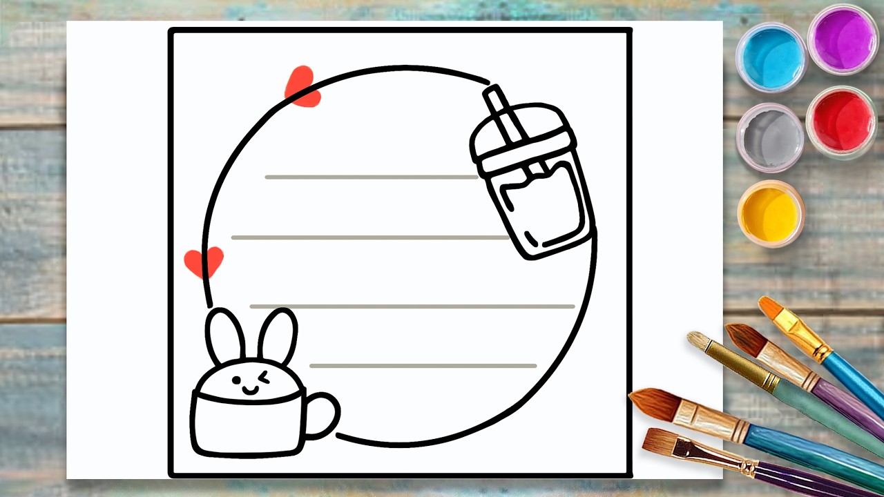 How To Draw a Paper Note for Beginners - YouTube