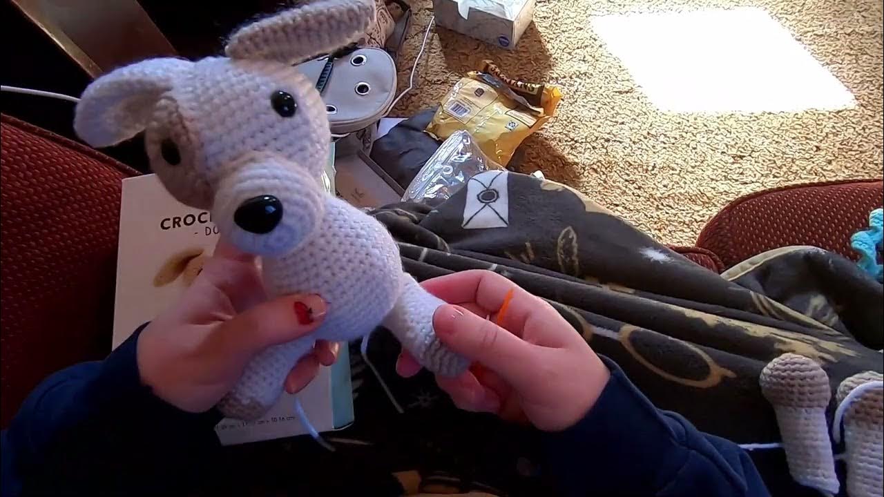 Needle Creations Crochet Kit Dog (Carl)Finishing Assembly YouTube