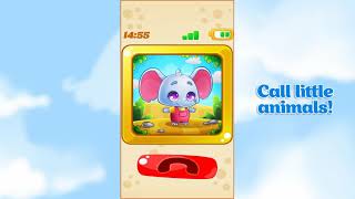Babyphone gameplay! Call your friends animals, play mini-games and listen to music! screenshot 1