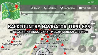 Belajar Navigasi Darat Menggunakan Aplikasi Backcountry Navigator Topo Gps screenshot 5
