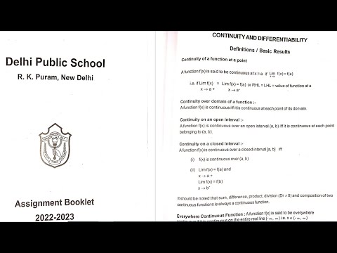 dps assignment booklet class 12