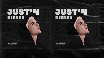 Justin Bieber | International Music Artist Collection | Vector Art (Timelapse) in Photoshop 2020
