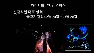 별자리별 성향분류 02(물병자리. 물고기자리. 양자리)
