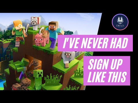 Minecraft Dungeons Sign in Microsoft Account