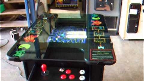Galaxy Tabletop Arcade Machine with Operator Overlay