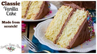 A classic recipe for vanilla cake! ↓↓↓↓↓click
more↓↓↓↓↓ print the here:
https://sugarspunrun.com/vanilla-cake-recipe/ chocolate frosting:
https://...