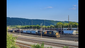 Kicking Cars in Cumberland, CSX yard switching operations.