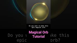 Magical Orb Tutorial Short #blender3d