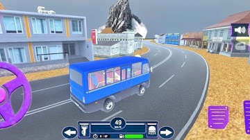 Minibus Simulator Bus 3d Gameplay - Bus Driving Game - Android Gameplay part 2