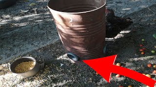 Life Hack для Дому! Годівниця для курей зі Старої Діжки