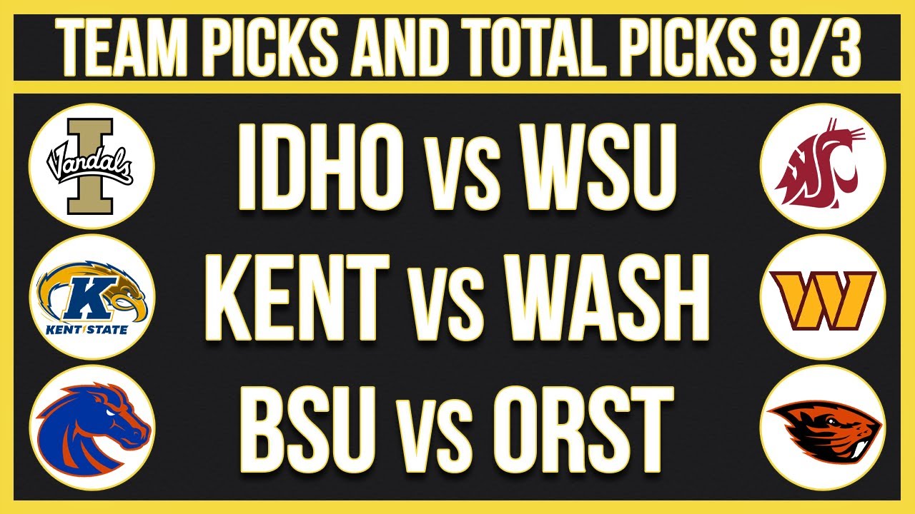 FREE College Football Picks and Predictions Today 9/3/22 NCAAF Picks