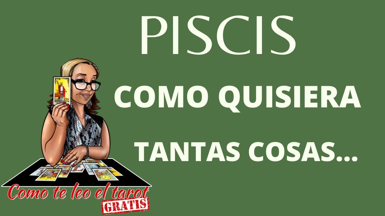 PISCIS tarot! QUE SORPRESA TE LLEVAS! ESTO NO TE LO ESPERABAS ASI ...