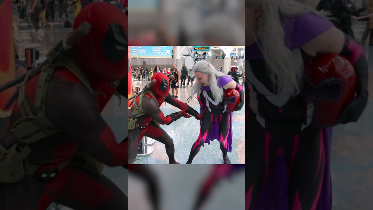 Deadpool vs Magneto 🔪 #deadpool #magneto #cosplay