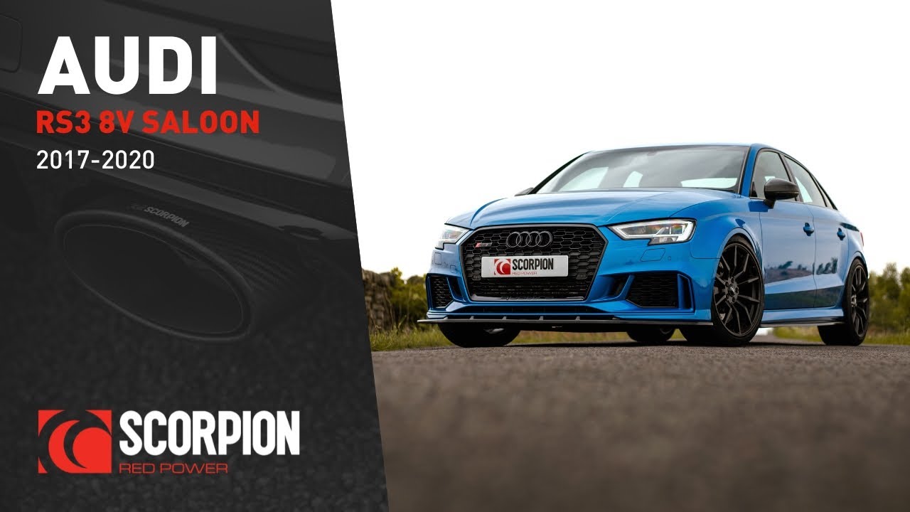 AUDI RS3 8V Saloon Scorpion Exhaust Road-test 