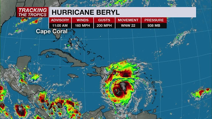 Hurricane Beryl remains Category 5 with gusts up to 200 mph