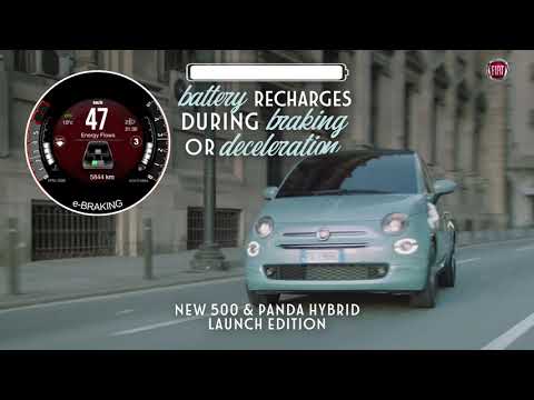 New Fiat 500 and Panda Hybrid | Charging batteries during braking and deceleration
