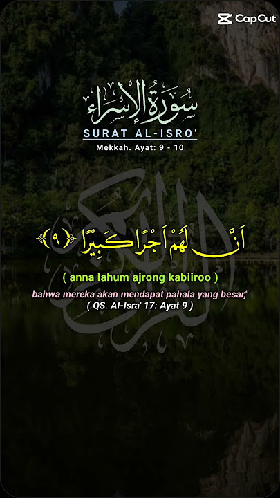 Surah Al isra ayat 9-10