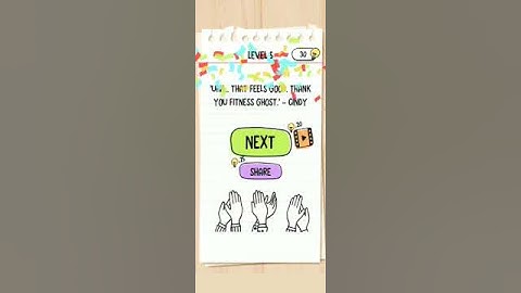 Brain test 2 level #5 fitness with Cindy