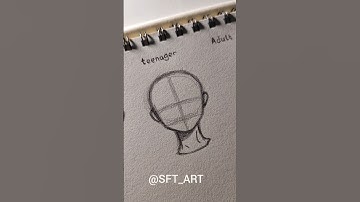 How to Draw a Boys Head Using the Loomis Method #art #howtodraw #sketch #boys #shorts