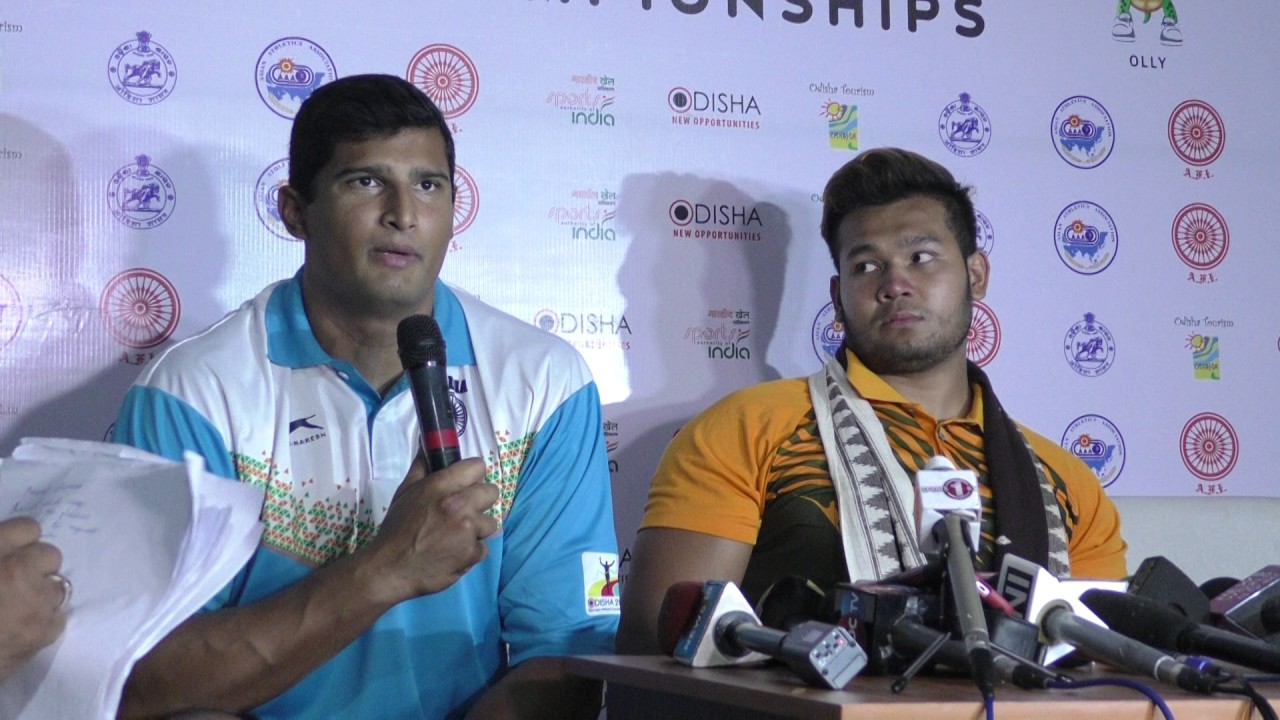 AAC 2017 - Discus Throwers Muhammad Irfan & Vikas Gowda Speak To Press asian athletics championships 2019 official website