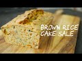 玄米粉のケークサレの作り方　brown rice cake sale recipe