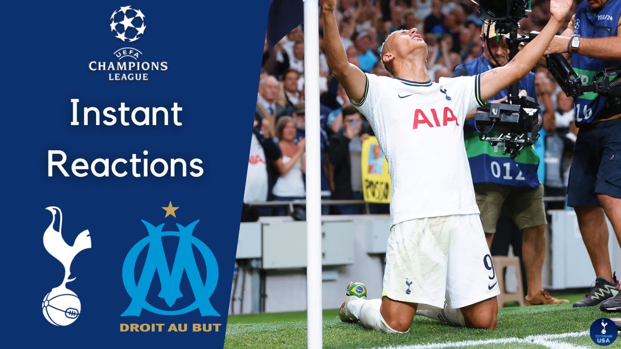 Tottenham 2-0 Marseille: Richarlison brace powers Spurs to Champions League  home win - Cartilage Free Captain