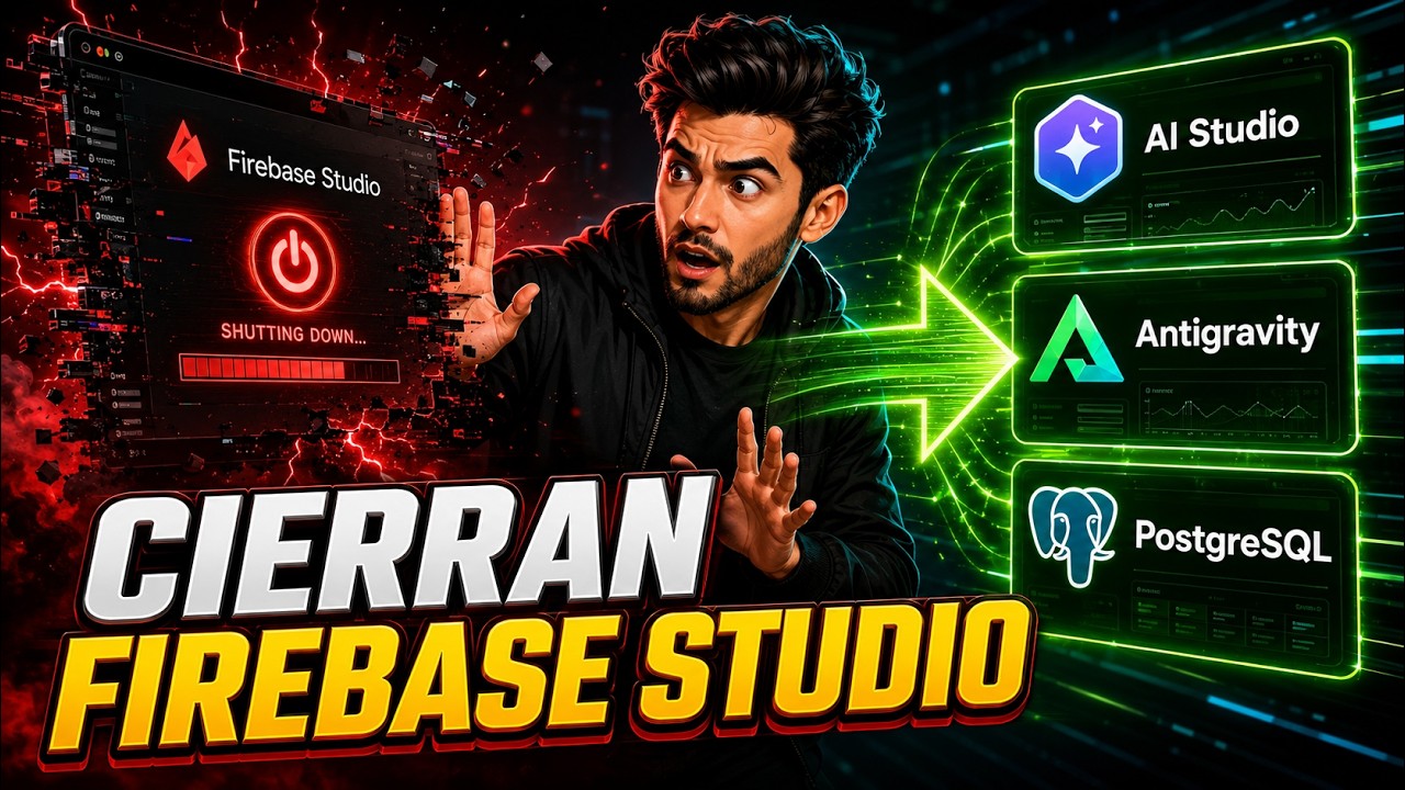 Google cierra Firebase Studio: qué hacer con tus proyectos