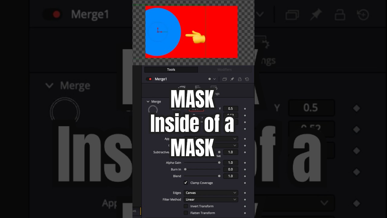 How to Create a Clipping Mask in DaVinci Resolve