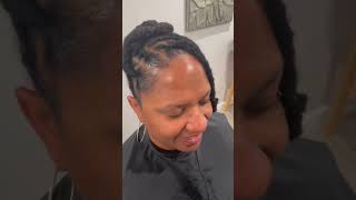 👉🏽STYLE ALERT🚨 LOC MAINTENANCE PIN UP #locs #pinup #hair #twisted  #naturalhair #styletips #tech