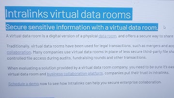 Best Intralinks Virtual Data room In 2023 (VDR} part 18