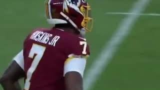 NFL 2019 Dwayne Haskins from first throw to first pass touchdown in NFL