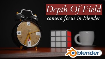 How to Camera Focus in blender | Blender Lessons