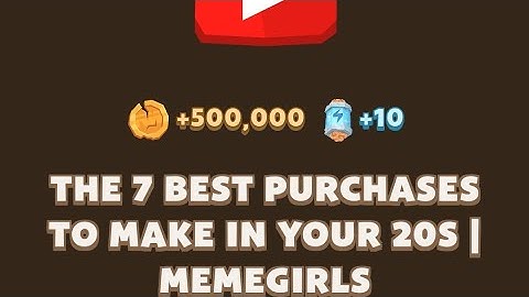 The 7 BEST Purchases To Make In Your 20s | MemeFi Video code