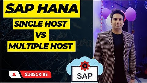 Single Host Vs Multiple Host system in HANA || HANA DB Installation Type