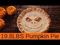 19.8 LBS of Pumpkin Pie 25,000 calories!!