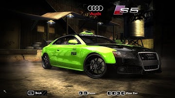 nfs most wanted  - Audi S5 Mod Gameplay