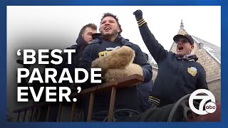 WATCH: Full parade after Michigan's national championship win