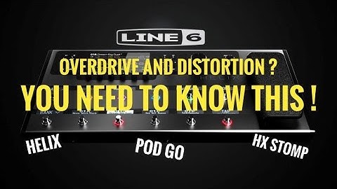 Line 6 Helix. The Overdrive and Distortion Tip you Must Know !