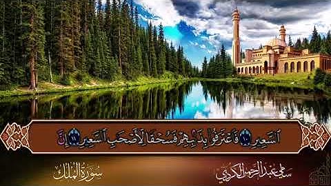 سوره الملك كامله بدون حقوق طبع ونشر ❤#المنجيه
