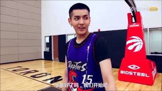 【中國有嘻哈導師Kris Wu吴亦凡參加NBA全明星賽訓練】