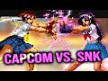 Sakura Vs. Athena Asamiya - Capcom x SNK