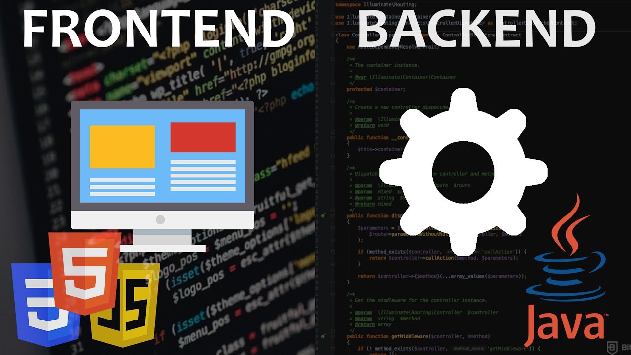 QUÉ ES el FRONTEND y el BACKEND 🎨🤖| PDC - YouTube
