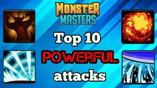 Top 10 powerful moves || Monster Masters screenshot 5