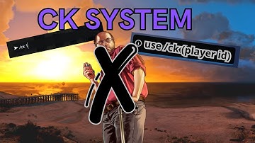 CK SYSTEM FOR ESX / FIVEM