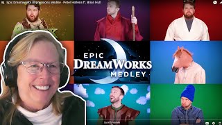 Peter Hollens ft. Brian Hull - Epic Dreamworks Impressions Medley | Muddy Corgi Reaction