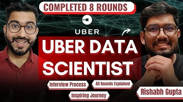Uber Data Scientist Interview Process🔥 | Explained😲 | Rishabh Gupta | Uber Data Scientist