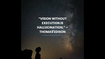 “Vision without execution is hallucination.” – Thomas Edison  #motivation #quotes #yourcareer #ai