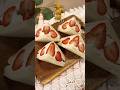 【苺祭】イチゴサンド作ったよ🍓#簡単レシピ #いちご